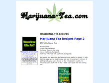 Tablet Screenshot of marijuana-tea.com